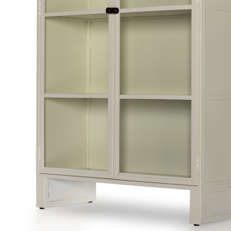Breya Cream Powder Coat Cabinet | ready to ship!