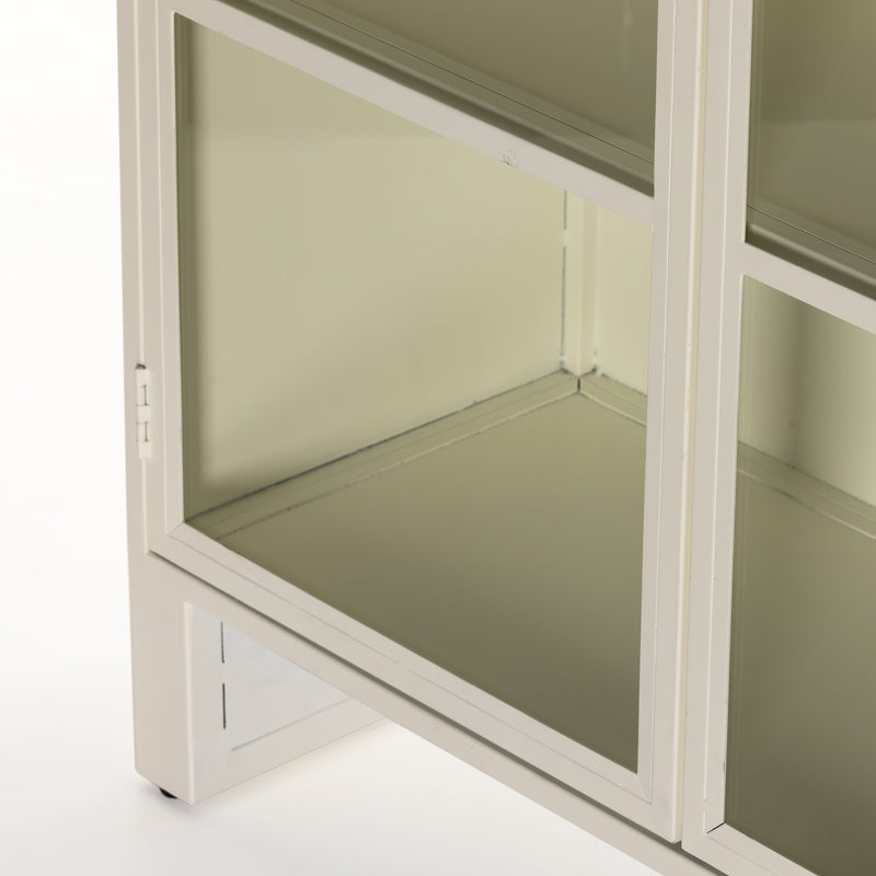 Breya Cream Powder Coat Cabinet | ready to ship!