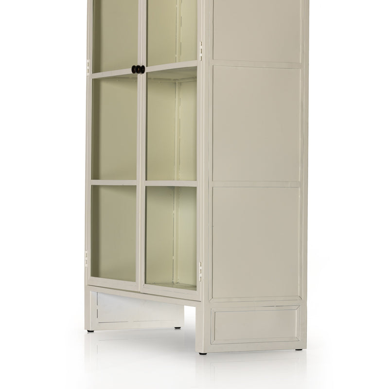 Breya Cream Powder Coat Cabinet | ready to ship!