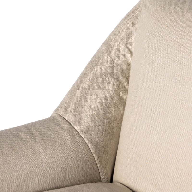 Bridges Natural Slipcover Dining Armchair | ready to ship!