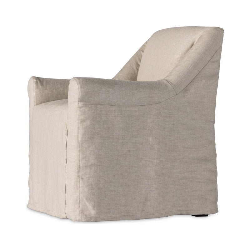 Bridges Natural Slipcover Dining Armchair | ready to ship!