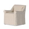 Bridges Natural Slipcover Dining Armchair | ready to ship!