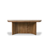 Brinton Rustic Oak Veneer Console Table | ready to ship!