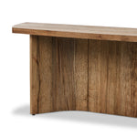Brinton Rustic Oak Veneer Console Table | ready to ship!
