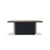 Brinton Rustic Oak Veneer Console Table | ready to ship!
