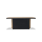 Brinton Rustic Oak Veneer Console Table | ready to ship!