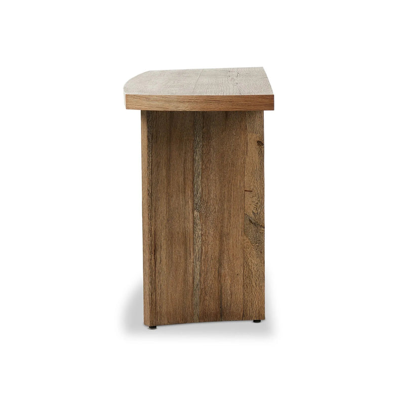 Brinton Rustic Oak Veneer Console Table | ready to ship!