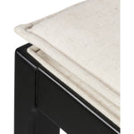 Britt Brushed Ebony with Savile Flax Stool | ready to ship!