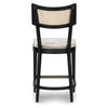 Britt Brushed Ebony with Savile Flax Stool | ready to ship!