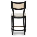 Britt Brushed Ebony with Savile Flax Stool | ready to ship!