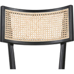 Britt Brushed Ebony with Savile Flax Stool | ready to ship!