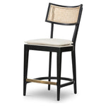Britt Brushed Ebony with Savile Flax Stool | ready to ship!