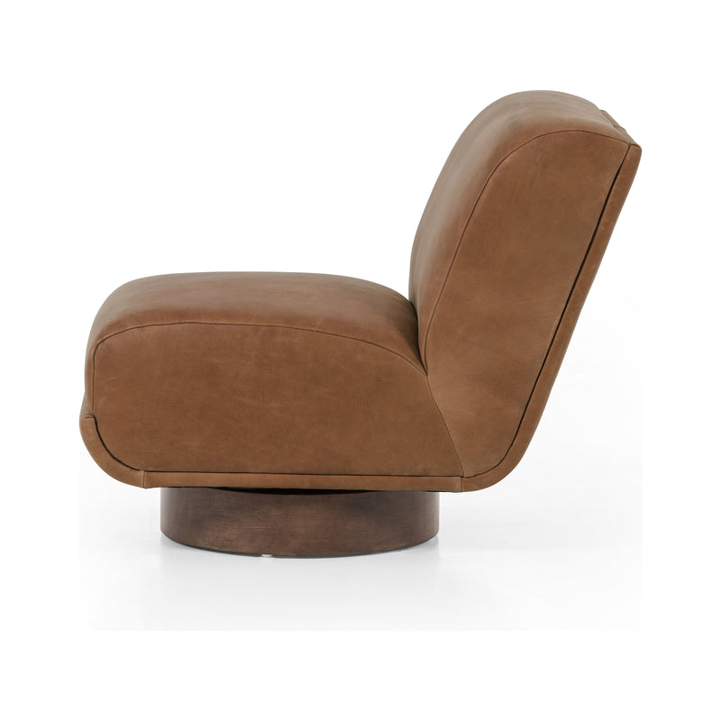 Bronwyn Palermo Cognac Swivel Chair | shipping 12/4/2025