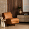 Bronwyn Palermo Cognac Swivel Chair | shipping 12/4/2025