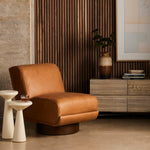 Bronwyn Palermo Cognac Swivel Chair | shipping 12/4/2025