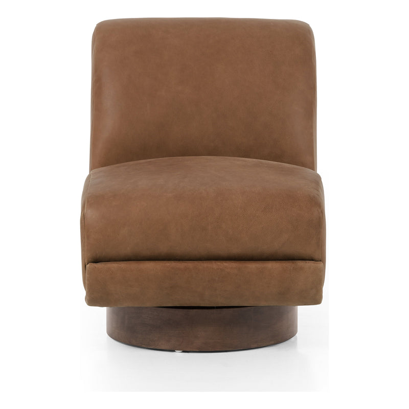 Bronwyn Palermo Cognac Swivel Chair | shipping 12/4/2025