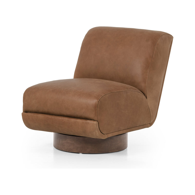 Bronwyn Palermo Cognac Swivel Chair | shipping 12/4/2025