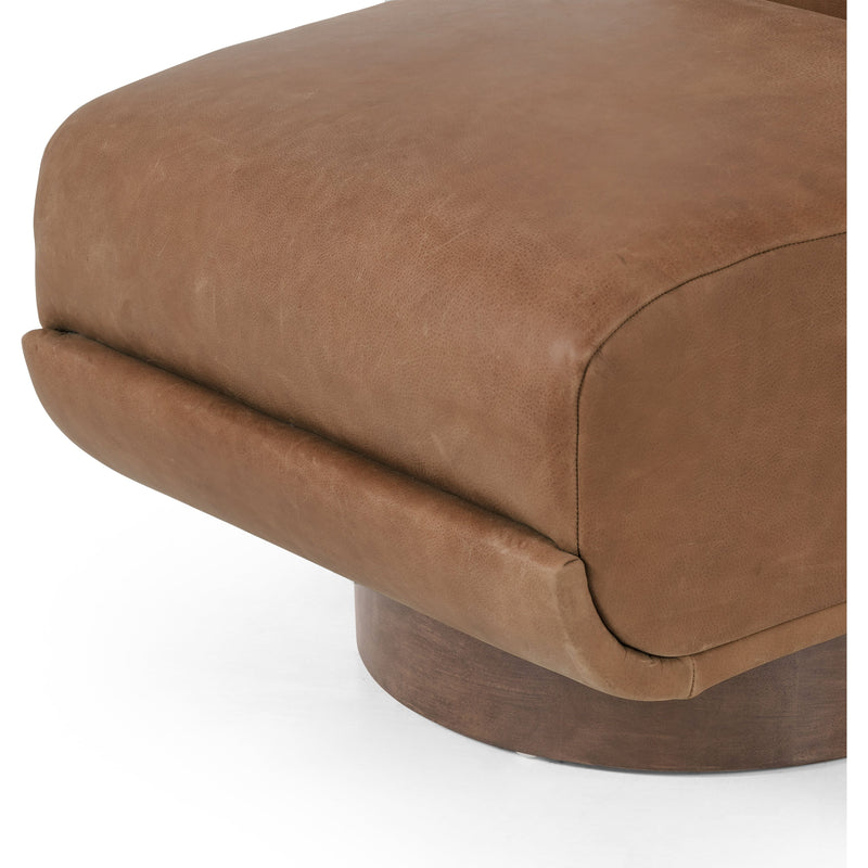 Bronwyn Palermo Cognac Swivel Chair | shipping 12/4/2025