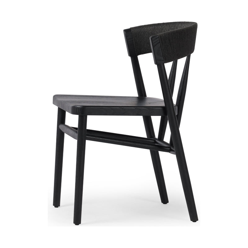 Buxton Black Oak Dining Chair | ready to ship!