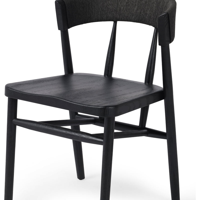 Buxton Black Oak Dining Chair | ready to ship!