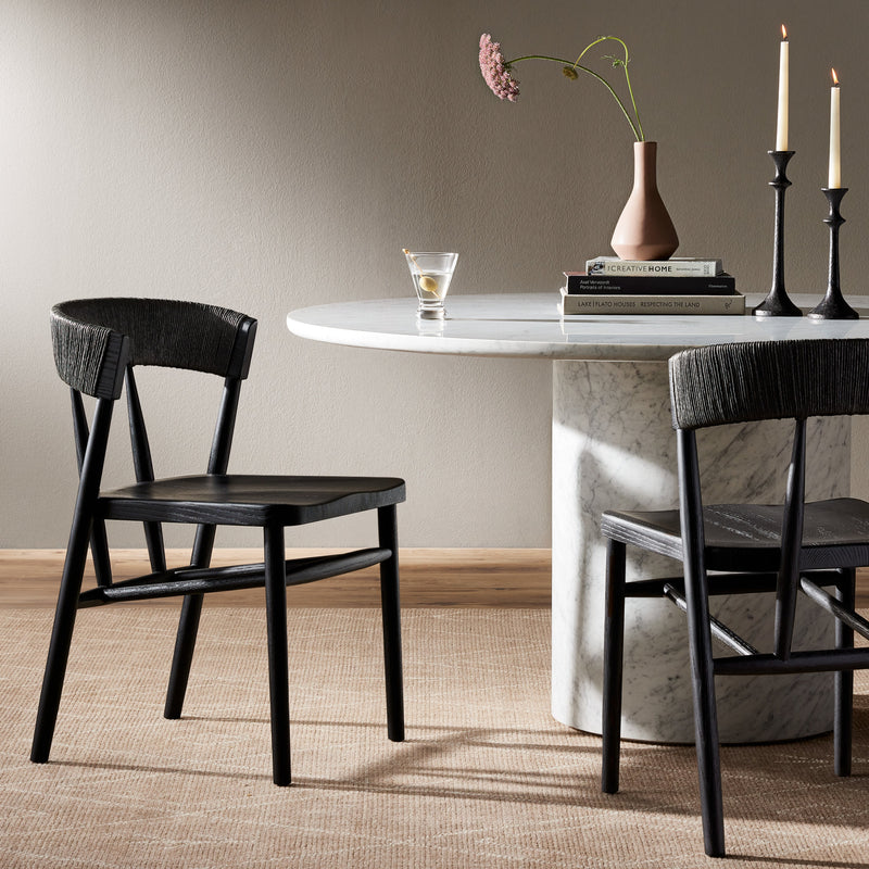 Buxton Black Oak Dining Chair | ready to ship!
