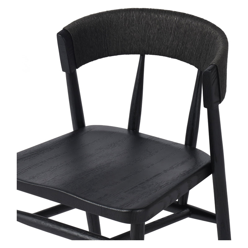 Buxton Black Oak Dining Chair | ready to ship!
