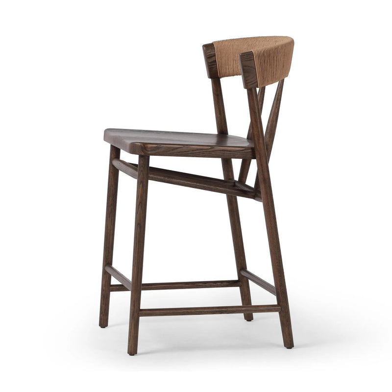 Buxton Natural Paper Rush Bar + Counter Stool | ready to ship!