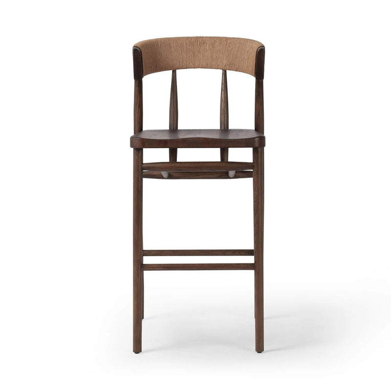 Buxton Natural Paper Rush Bar + Counter Stool | ready to ship!