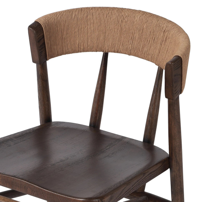 Buxton Natural Paper Rush Bar + Counter Stool | ready to ship!