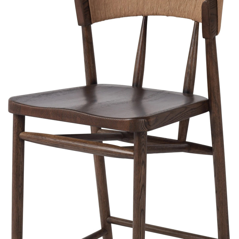 Buxton Natural Paper Rush Bar + Counter Stool | ready to ship!