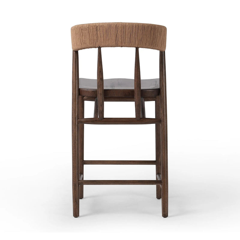 Buxton Natural Paper Rush Bar + Counter Stool | ready to ship!