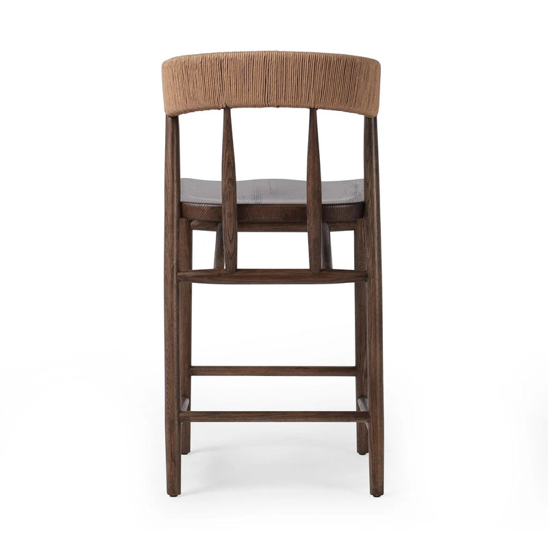 Buxton Natural Paper Rush Bar + Counter Stool | ready to ship!