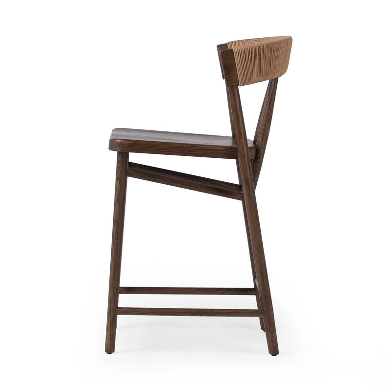 Buxton Natural Paper Rush Bar + Counter Stool | ready to ship!