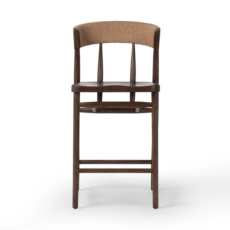 Buxton Natural Paper Rush Bar + Counter Stool | ready to ship!