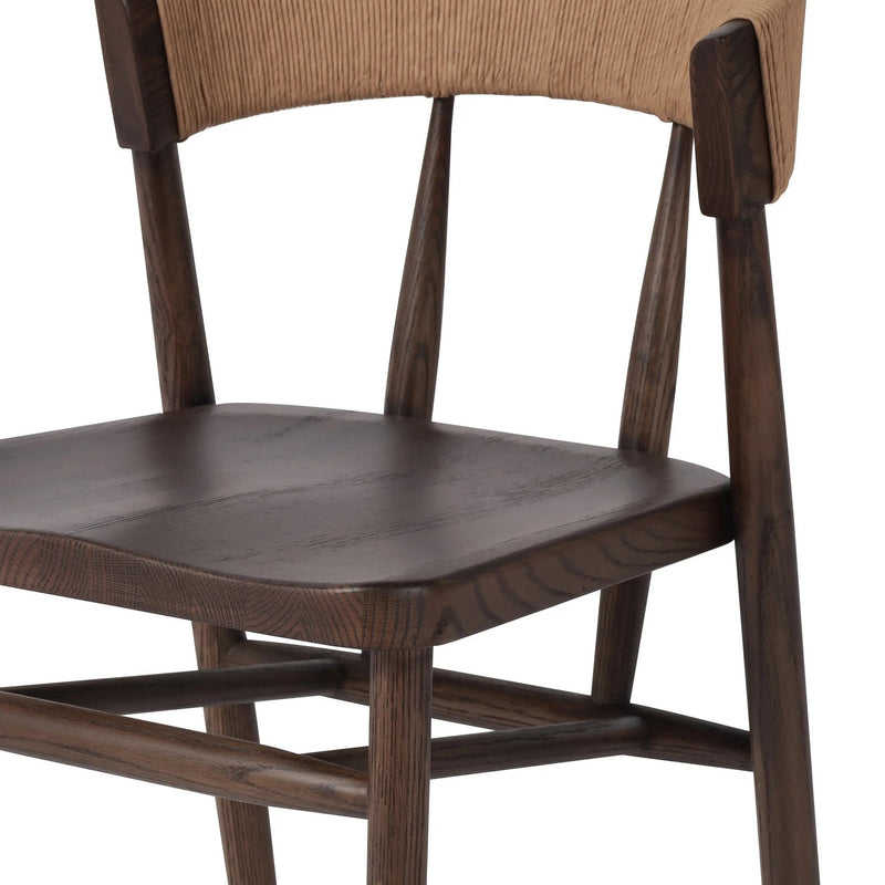 Buxton Natural Paper Rush Dining Chair | ready to ship!