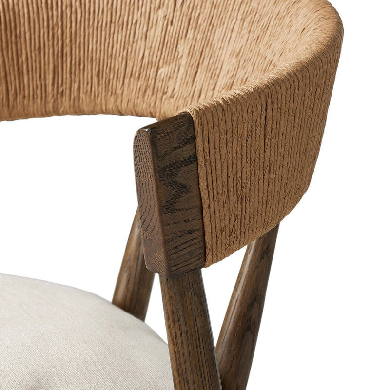 Buxton Savile Flax Bar + Counter Stool