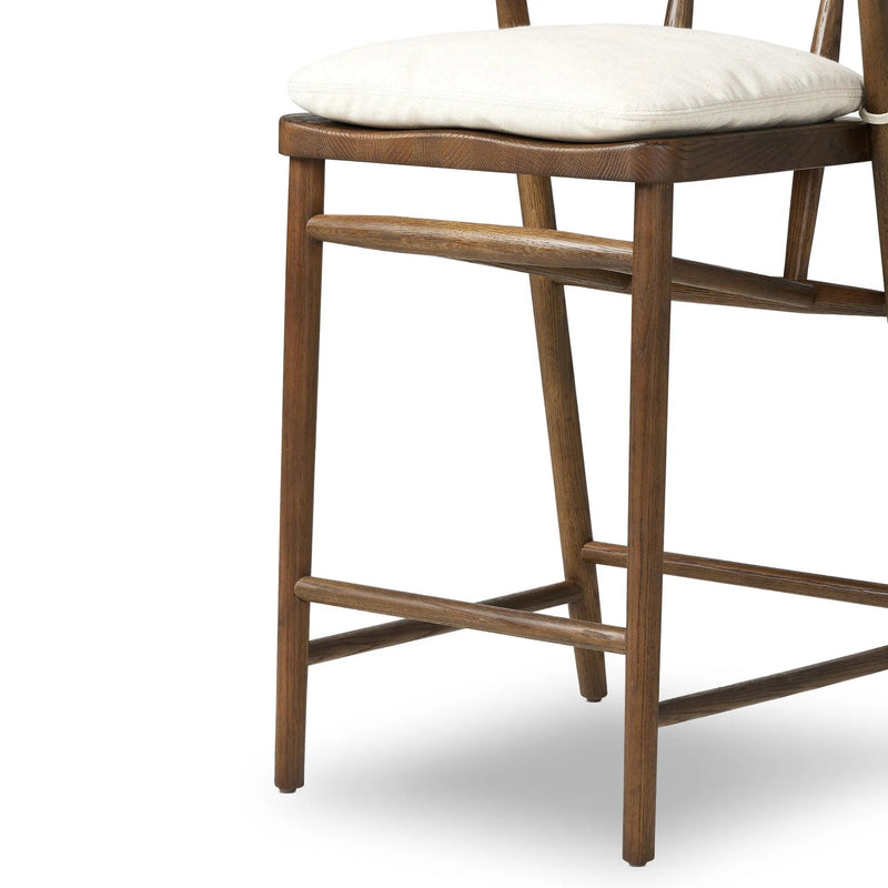 Buxton Savile Flax Bar + Counter Stool