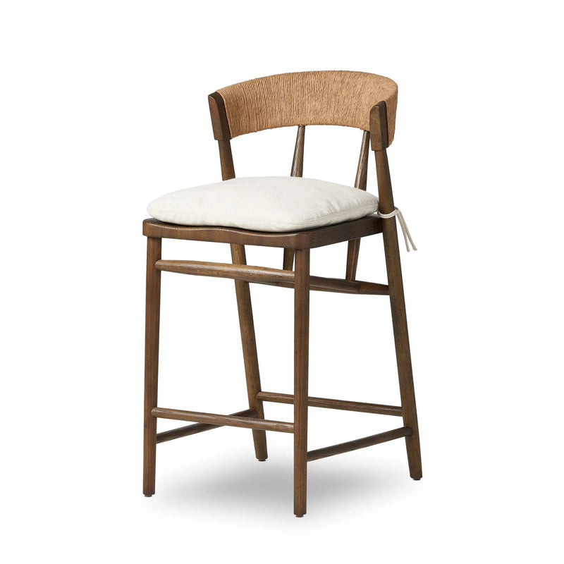 Buxton Savile Flax Bar + Counter Stool