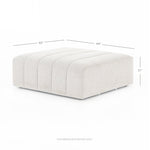 Langham Napa Sandstone Ottoman | ready to ship!