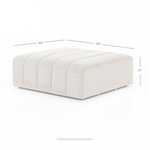 Langham Napa Sandstone Ottoman | ready to ship!