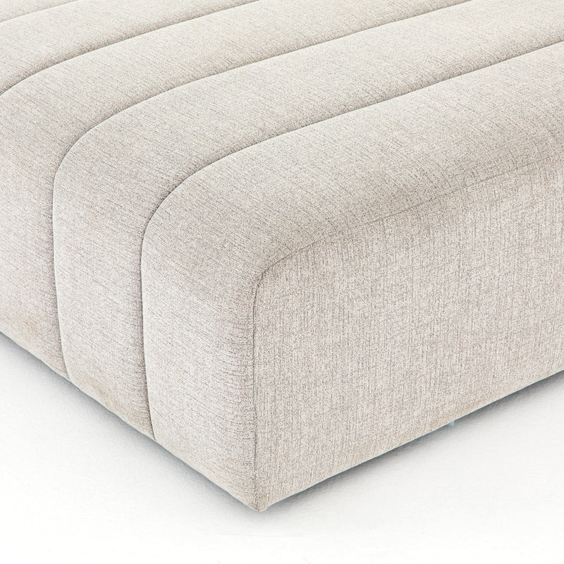 Langham Napa Sandstone Ottoman | ready to ship!