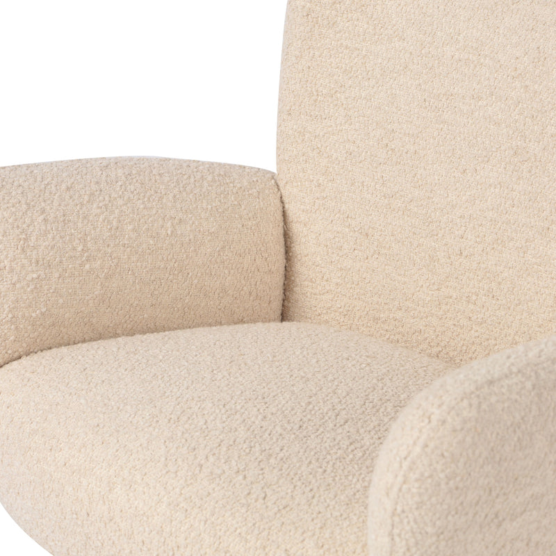 Cade Lisbon Cream Desk Chair | ready to ship!