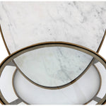 Calder Polished White Marble Nesting Coffee Table | ready to ship!
