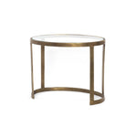 Calder Polished White Marble Nesting Coffee Table | ready to ship!
