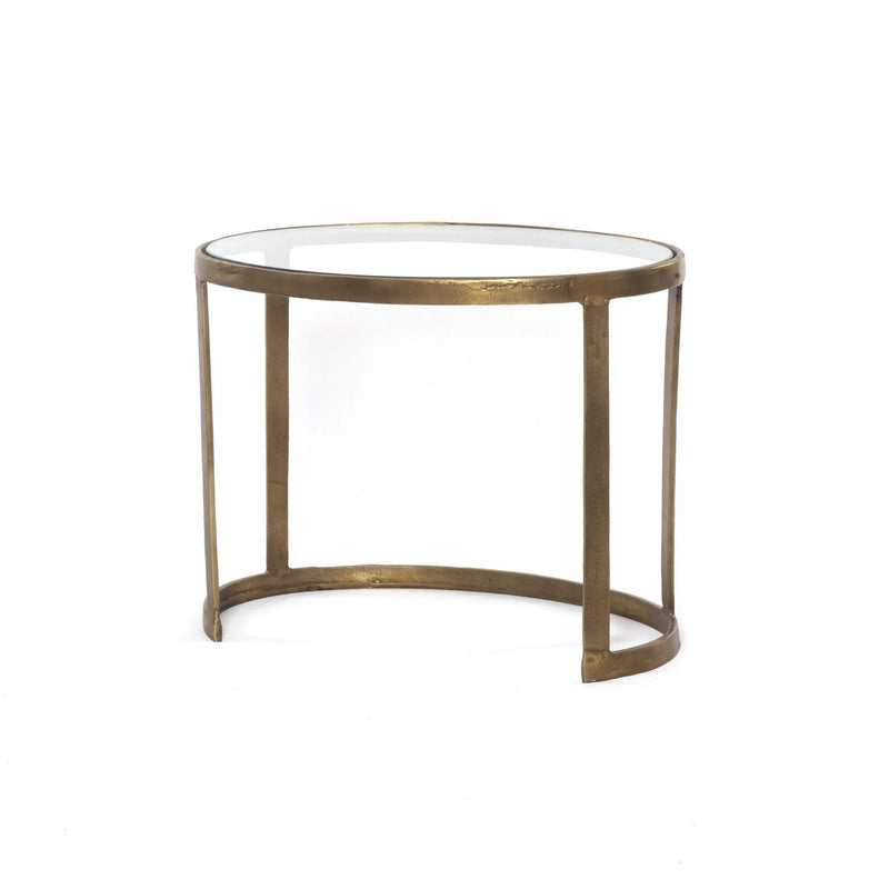 Calder Polished White Marble Nesting Coffee Table | ready to ship!