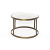 Calder Polished White Marble Nesting Coffee Table | ready to ship!