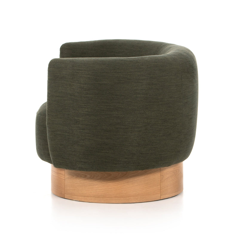 Calista Atlantis Moss Swivel Chair | ready to ship!