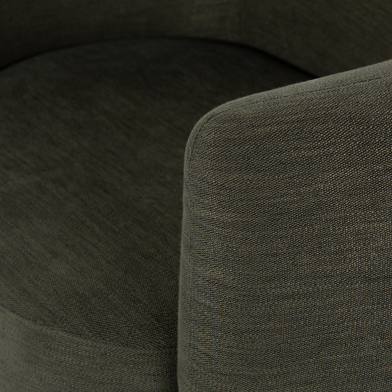 Calista Atlantis Moss Swivel Chair | ready to ship!