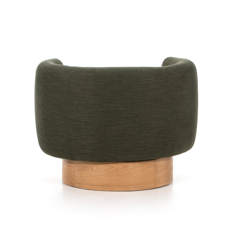 Calista Atlantis Moss Swivel Chair | ready to ship!