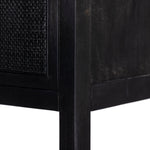 Caprice Black Wash Mango Cabinet | ready to ship!